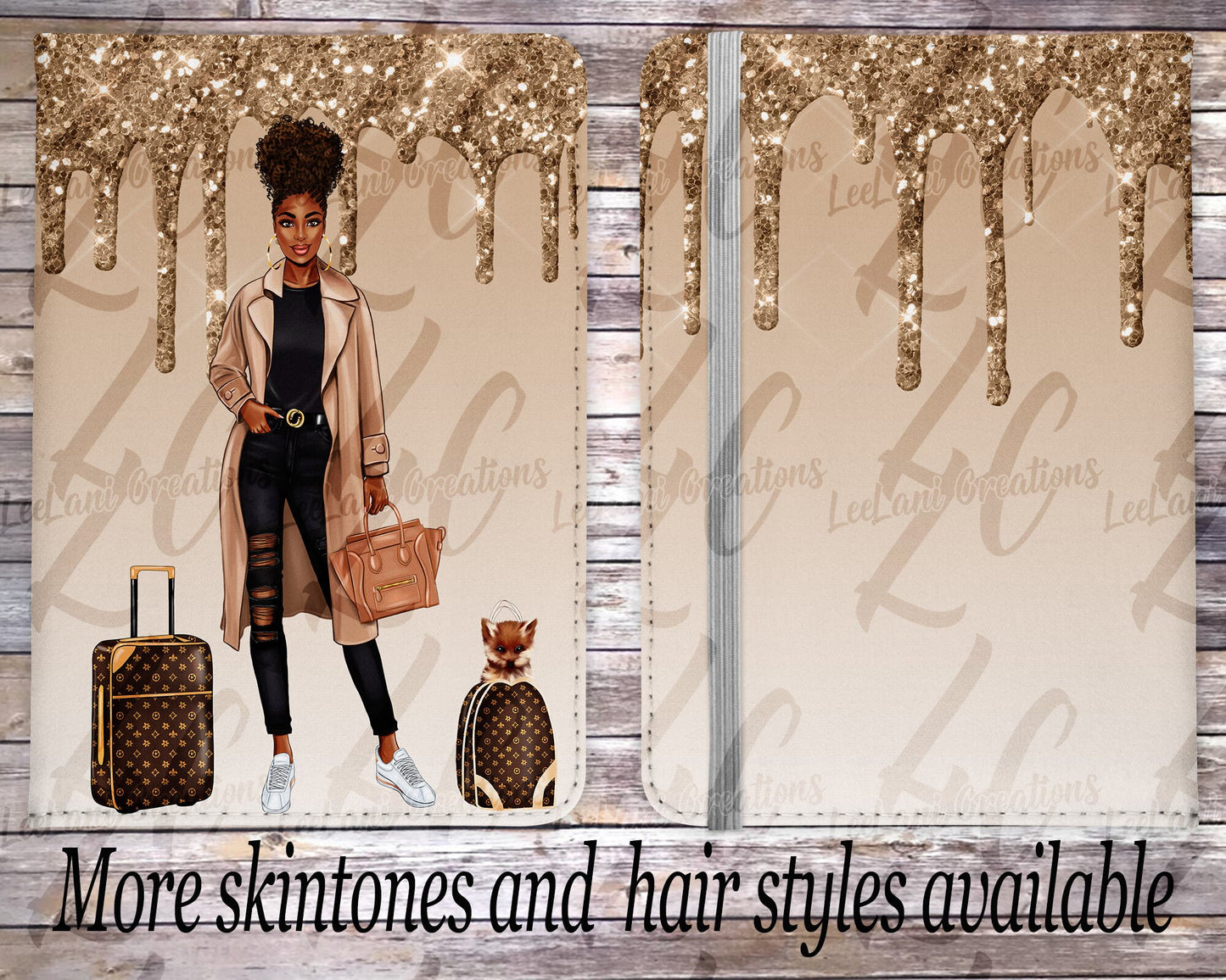 Personalized Passport Holder & Luggage Tag Set | Custom Travel Gift