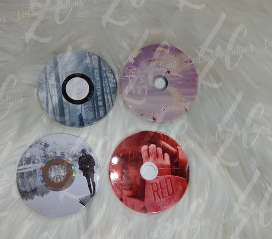 Custom Album Cover Coasters | Personalized Music Coasters | Custom Photo Coasters | Music Lover Gift | Fan Decor