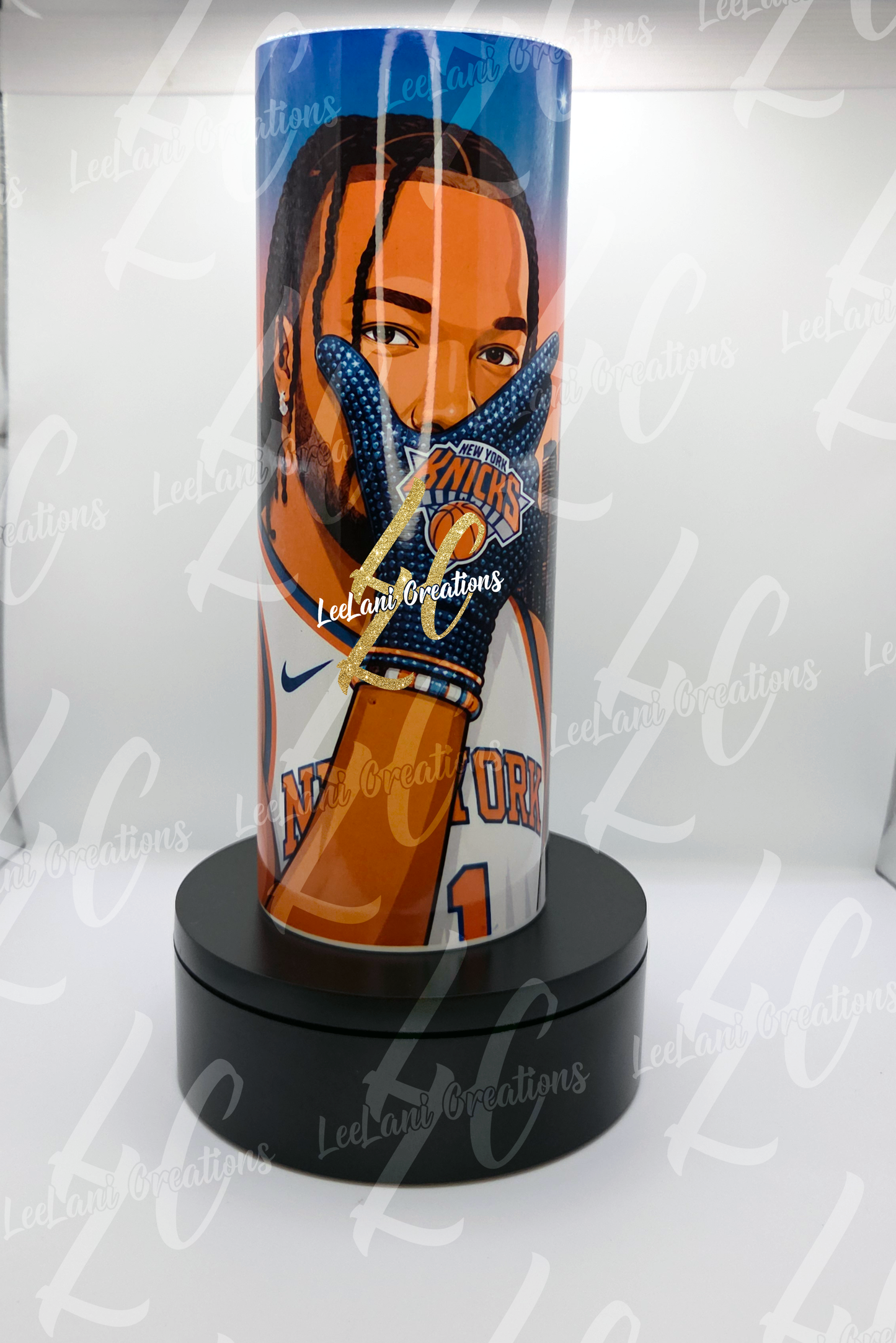 Custom J. Brunson Hand-Blinged Tumbler