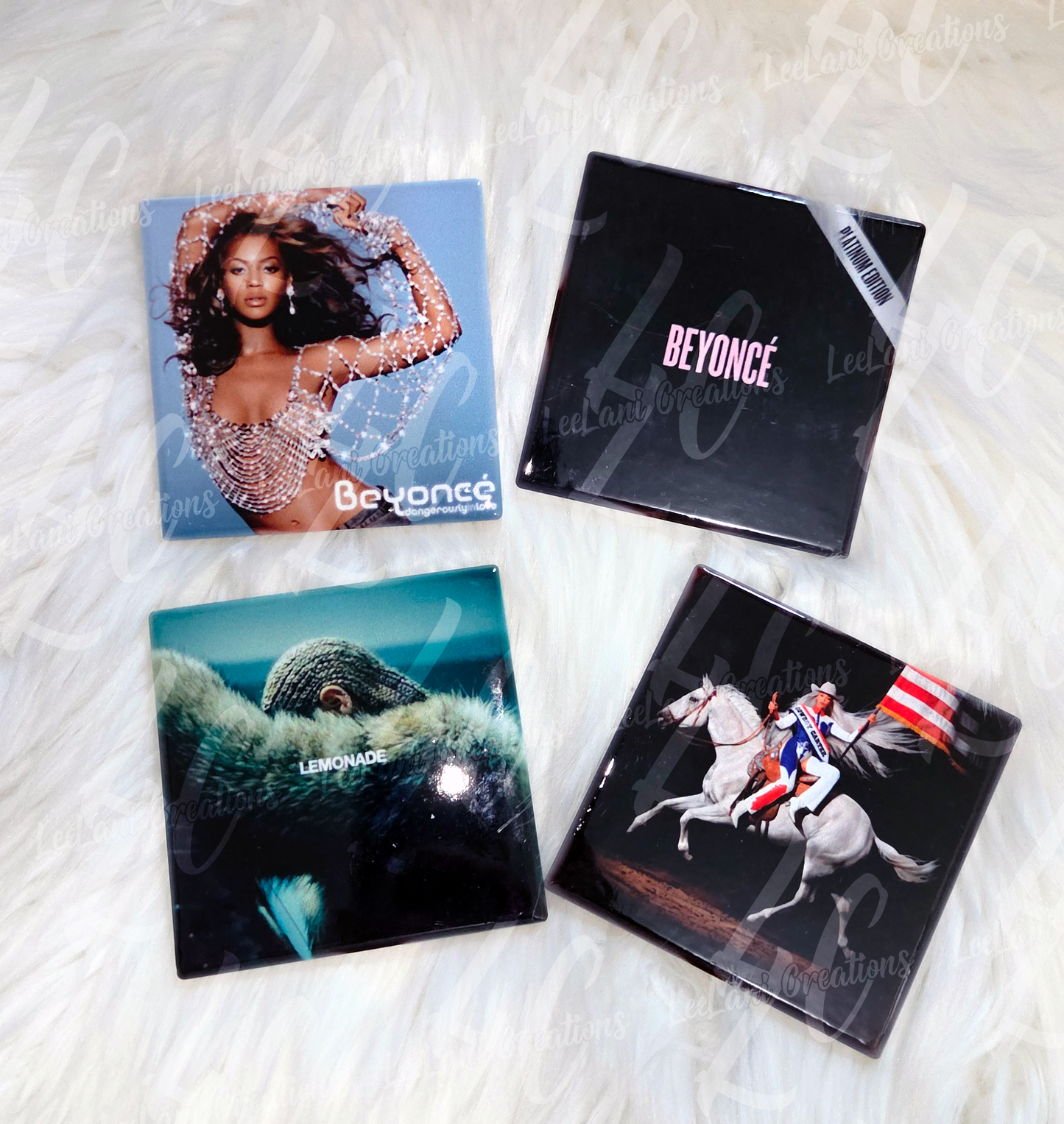 Custom Album Cover Coasters | Personalized Music Coasters | Custom Photo Coasters | Music Lover Gift | Fan Decor