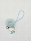 Fuzzy Kawaii Character Phone Charm – Soft Pom-Pom & Cute Charm Accessory | Sanrio-Inspired Bag Dangler | Wristlet Loop Keychain