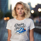 Chucks and Pearls Kamala Harris Support T-Shirt