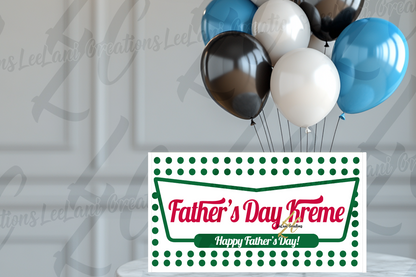 Father’s Day Money Gift Box – Personalized Donut Box Inspired Cash Holder Keepsake