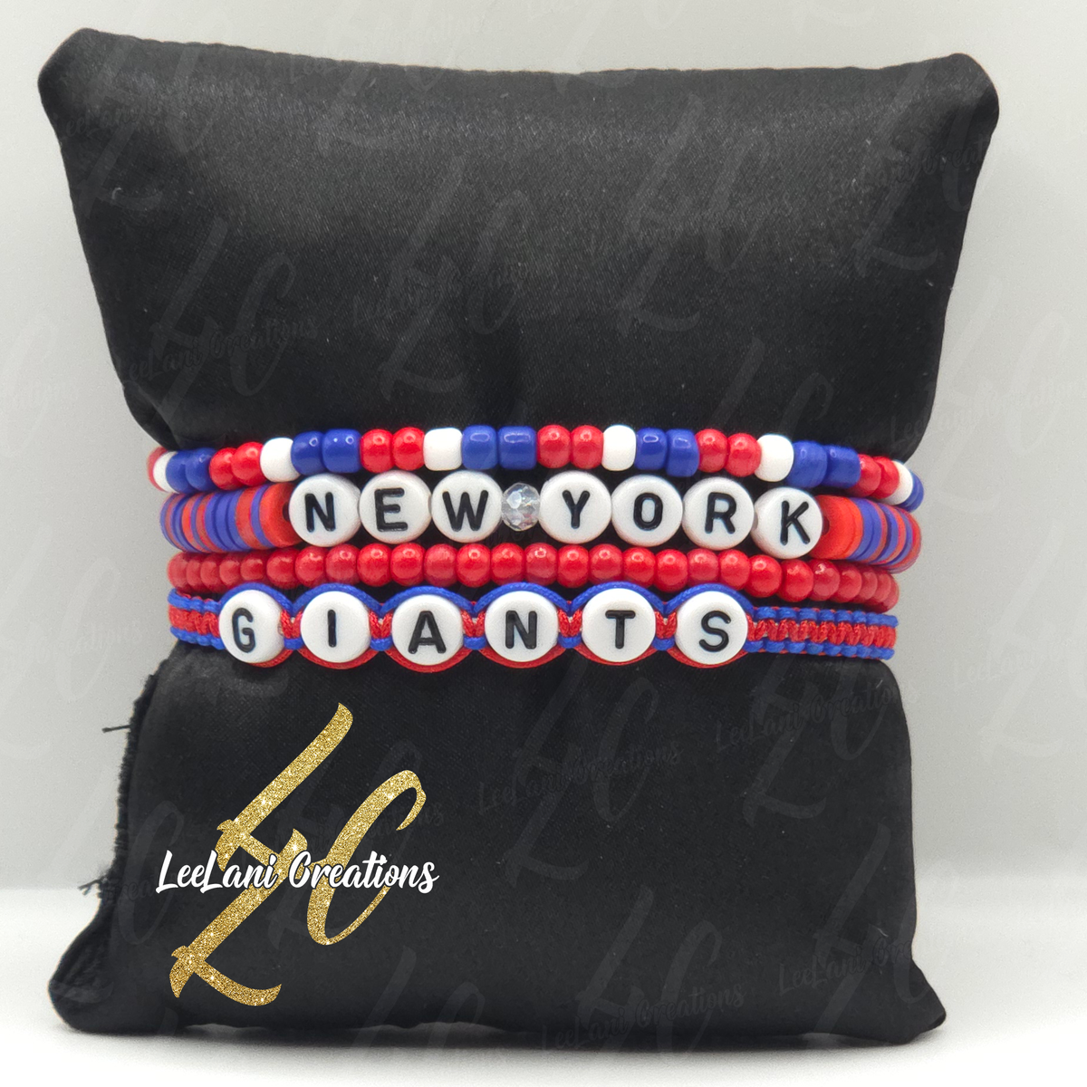 Custom Game Day Fan Stack Bracelets – Handmade Team Color Bracelet Set