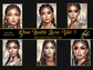 Glow Hustle Luxe Vol. 1 – Braided Beauty Clipart Bundle | Glam Digital Fashion Dolls