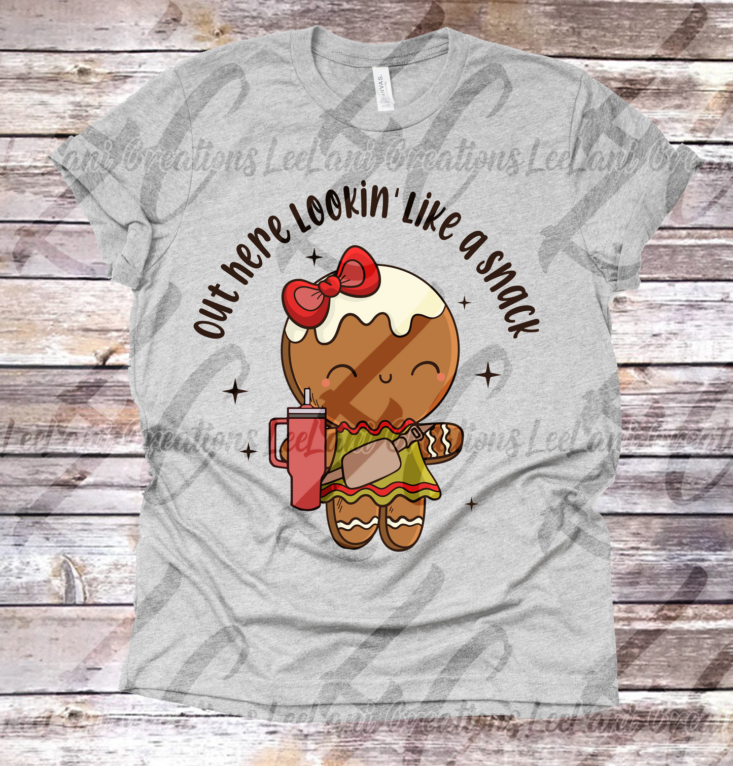 Gingerbread Holiday Tee - “Lookin’ Like a Snack” Unisex T-Shirt