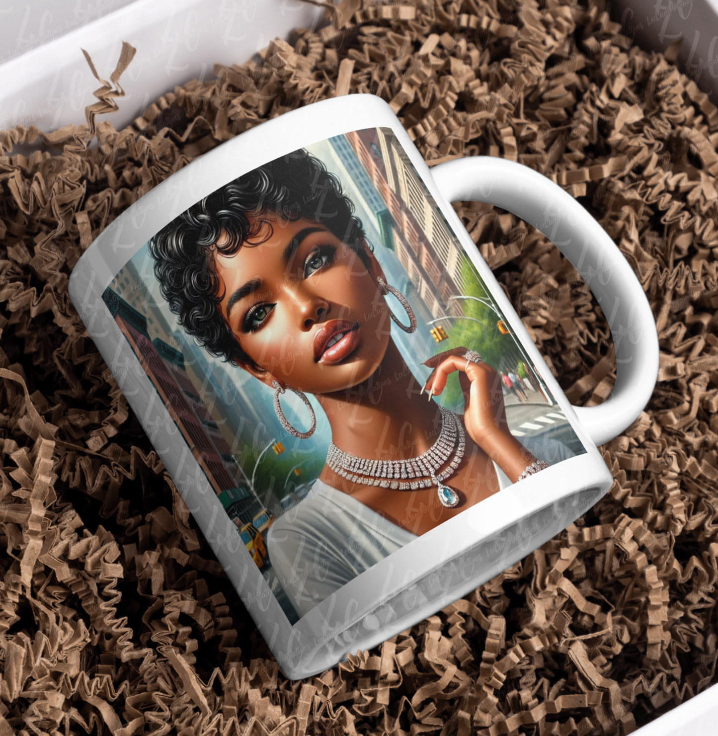 Glow Hustle Luxe Vol. 2: The Curly Pixie Muse Collection | 12 High-Res PNG Digital Dolls for Planners, Sublimation, and More