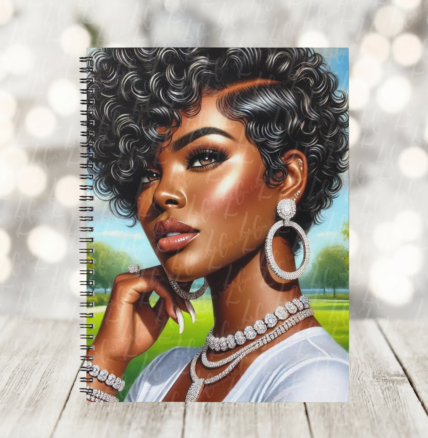 Glow Hustle Luxe Vol. 2: The Curly Pixie Muse Collection | 12 High-Res PNG Digital Dolls for Planners, Sublimation, and More