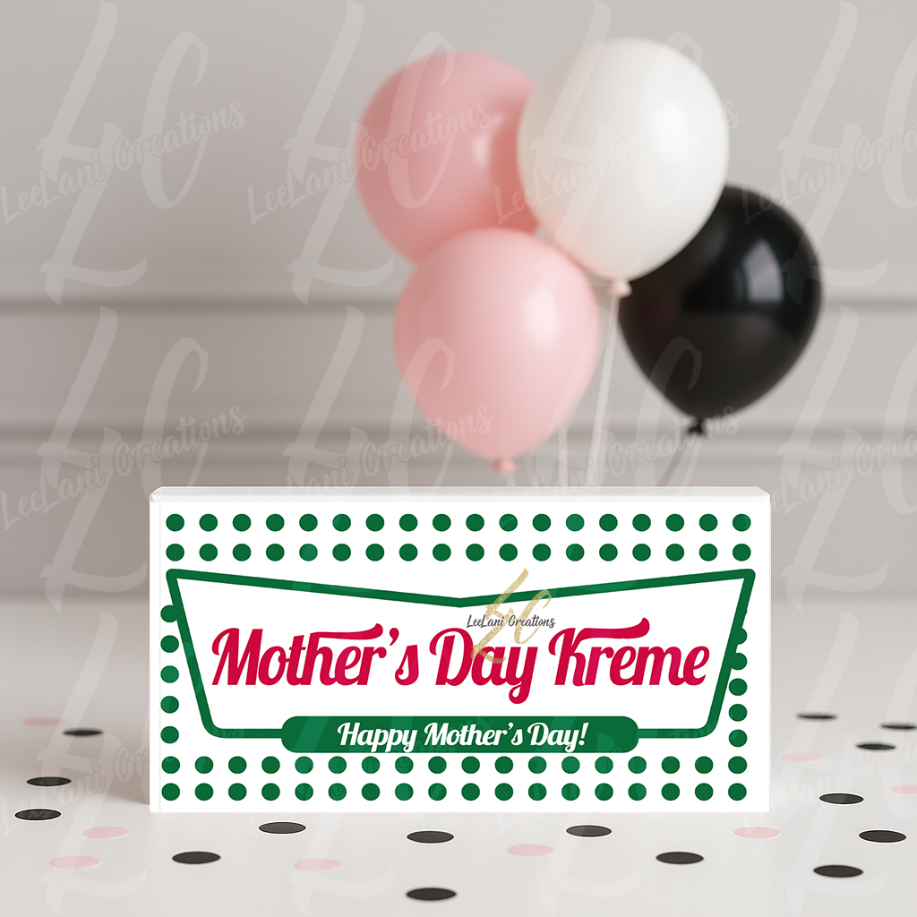 Mother’s Day Money Gift Box – Personalized Krispy Kreme Inspired Cash Holder for Mom