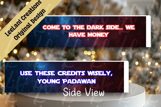 Galaxy-Inspired Cash Gift Box | Custom “Credits” Money Holder | Personalized Sci-Fi Gift Box (Cash Not Included)