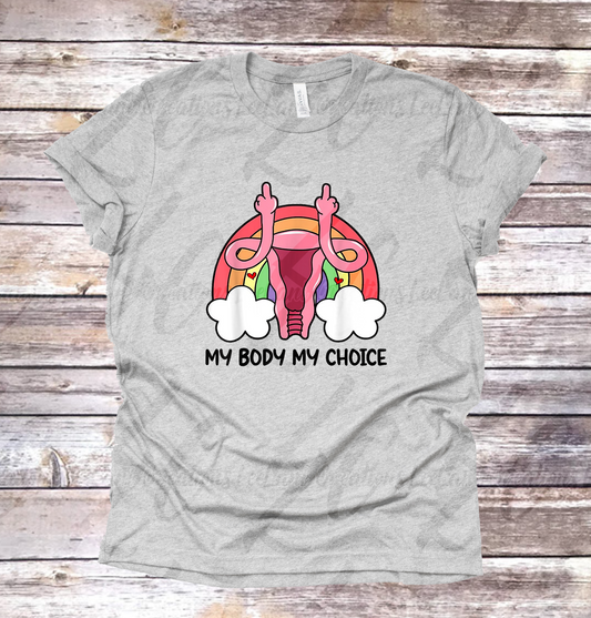 My Body My Choice' Stylish Unisex Tee-Empowerment in Every Thread