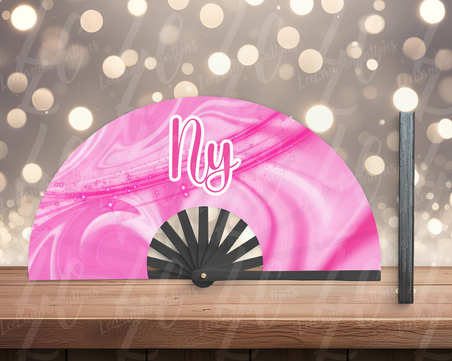 Custom Clack Fan – Personalized Name | Loud Folding Hand Fan
