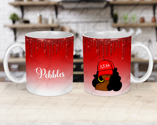 Delta Sigma Theta Glamorous 15oz Mug