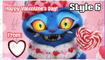 K-Pop Valentine Cards for Kids | Personalized Classroom Valentines | Printed Candy Cards | Choose Your Style