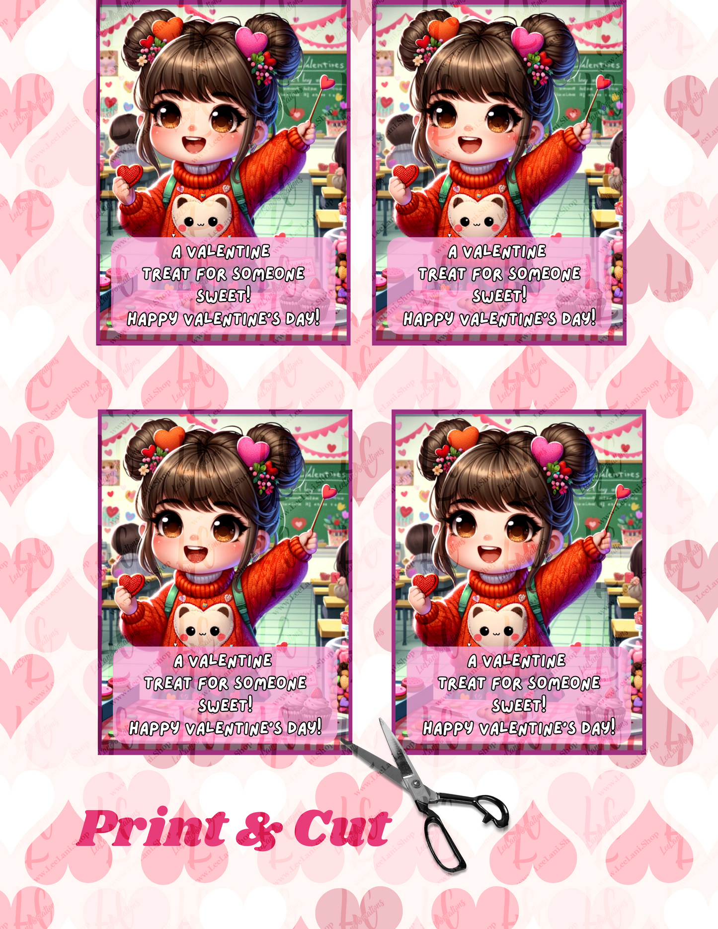 Printable Valentine’s Day Cards – DIY Digital Download