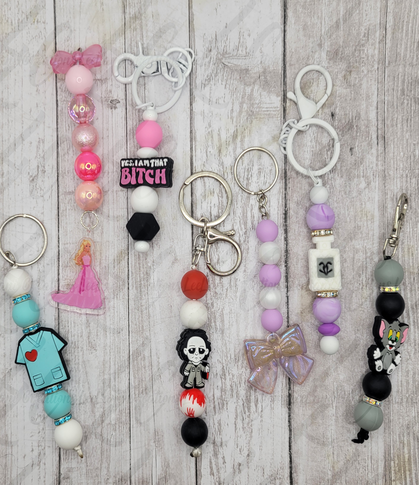 Assorted Character and Inspirational Keychains