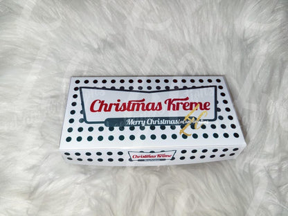 Custom “Christmas Kreme” Holiday Cash Gift Box – Personalized Cash Holder, Funny Money Gift Box (Cash Not Included)