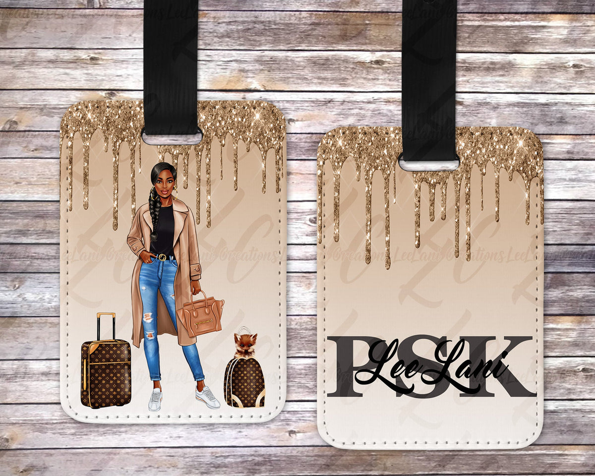 Personalized Passport Holder & Luggage Tag Set | Custom Travel Gift