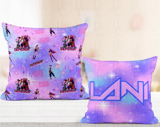 Handmade K-Pop Inspired Custom Name Pillow 16x16 – Personalized Fan Room Decor (Copy)