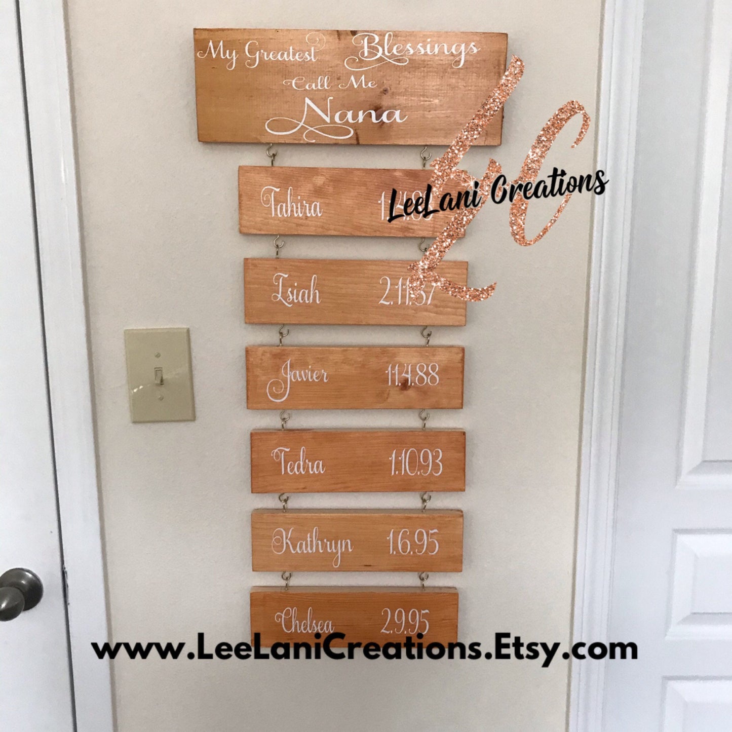 My Greatest blessings call me Nana | Grandmother Gift | Grandparent Gift | Grandmother Sign| Mother's Day Gift| Wood Sign| Nana Gift