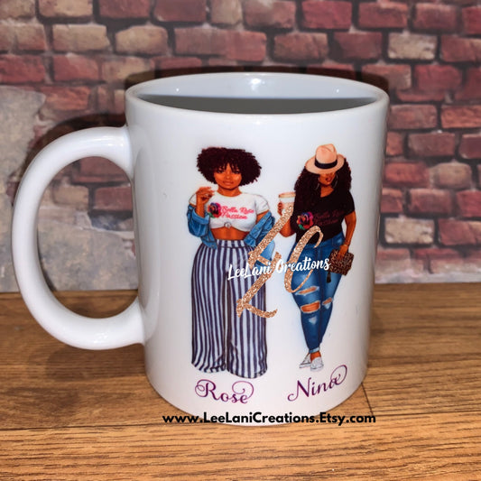 Best Friends Mug | Friends Sister Mug | Custom Best Friend Mug | Custom Mug | Soul Sisters |