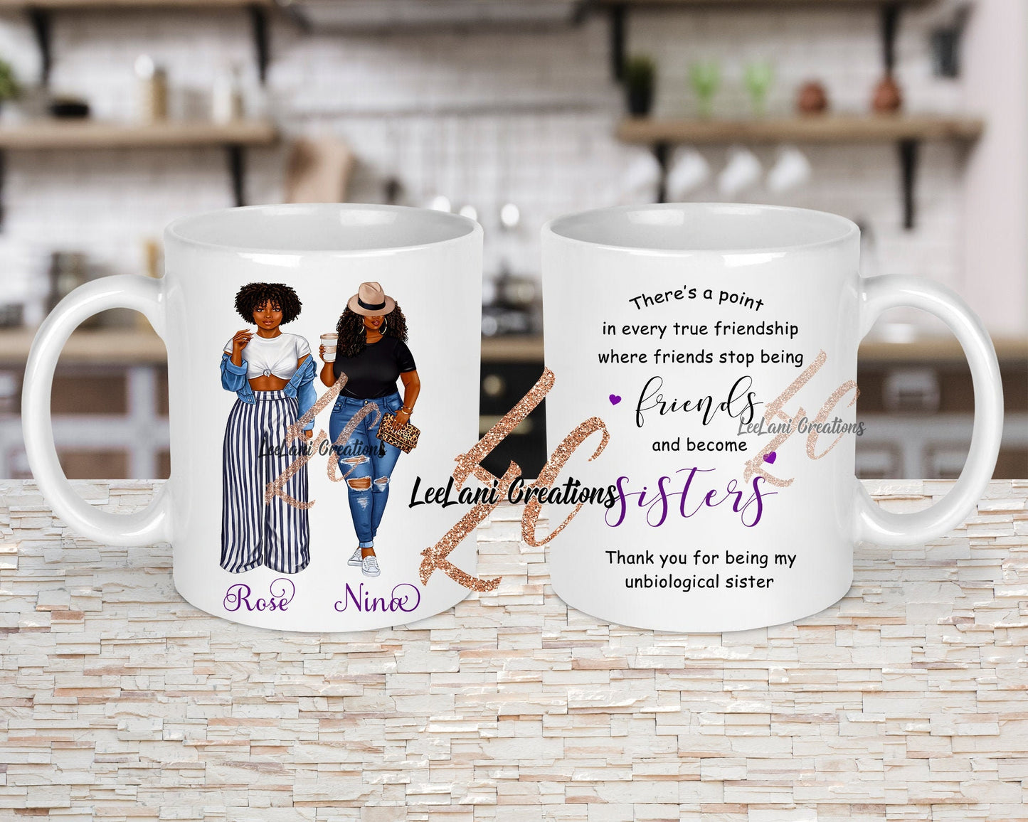 Best Friends Mug | Friends Sister Mug | Custom Best Friend Mug | Custom Mug | Soul Sisters |