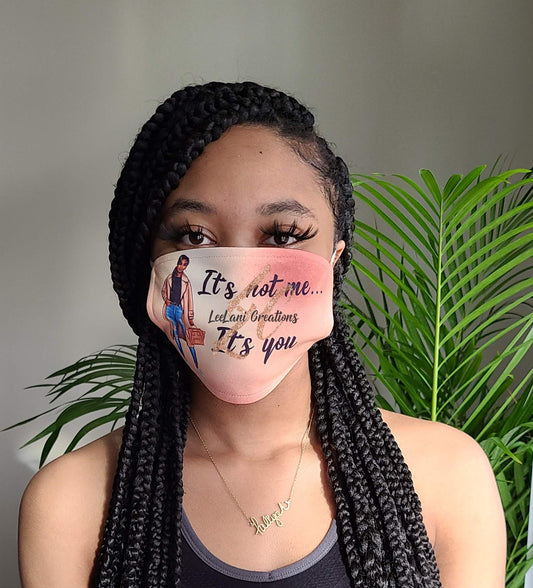 It's Not Me..It's You Reuseable Washable Face Mask with Filter | Unisex Face Mask | Facemask