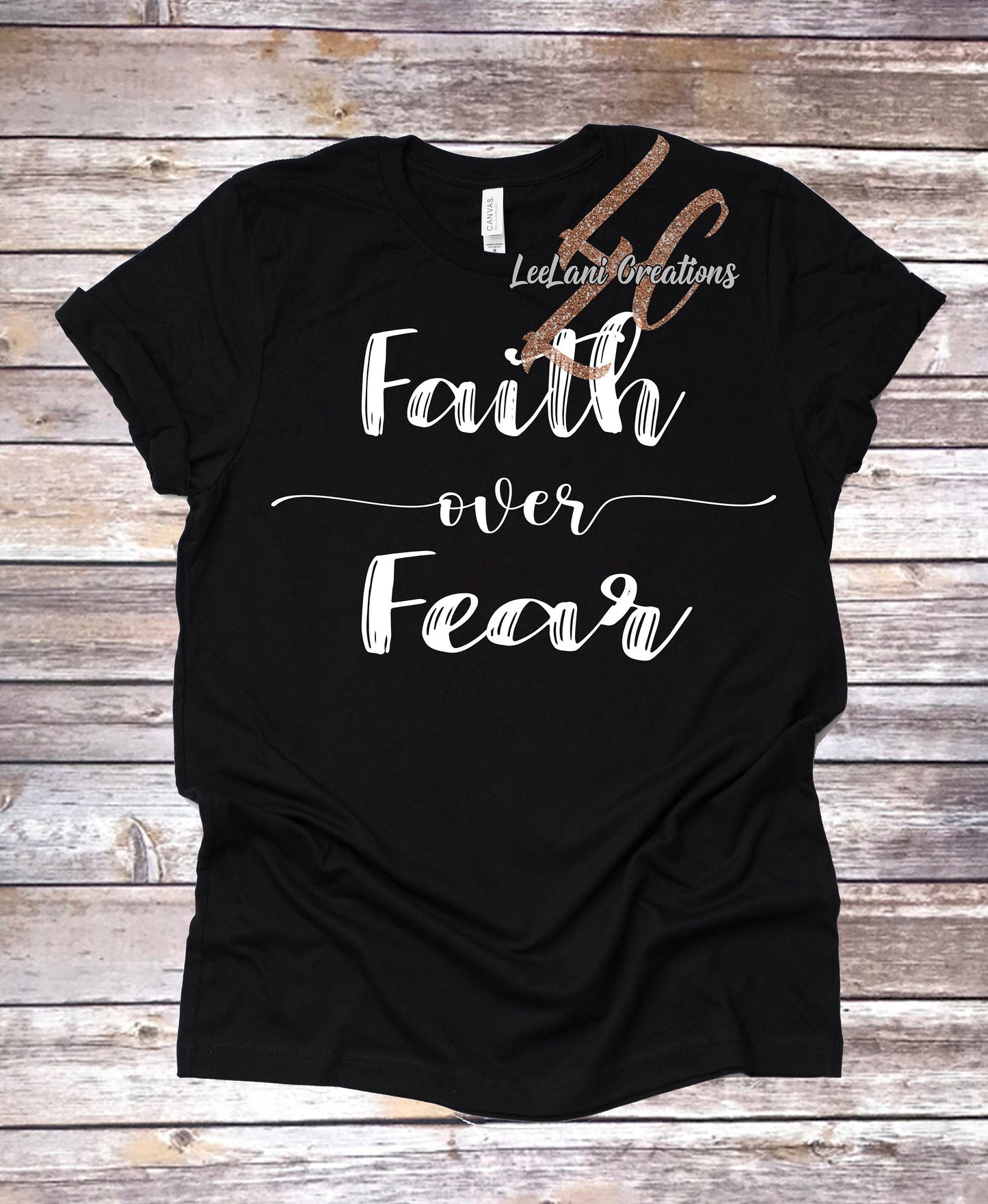 Faith Over Fear Tee Shirt| Faith Over Fear Unisex T-Shirt | Faith Over Fear Childrens Shirt