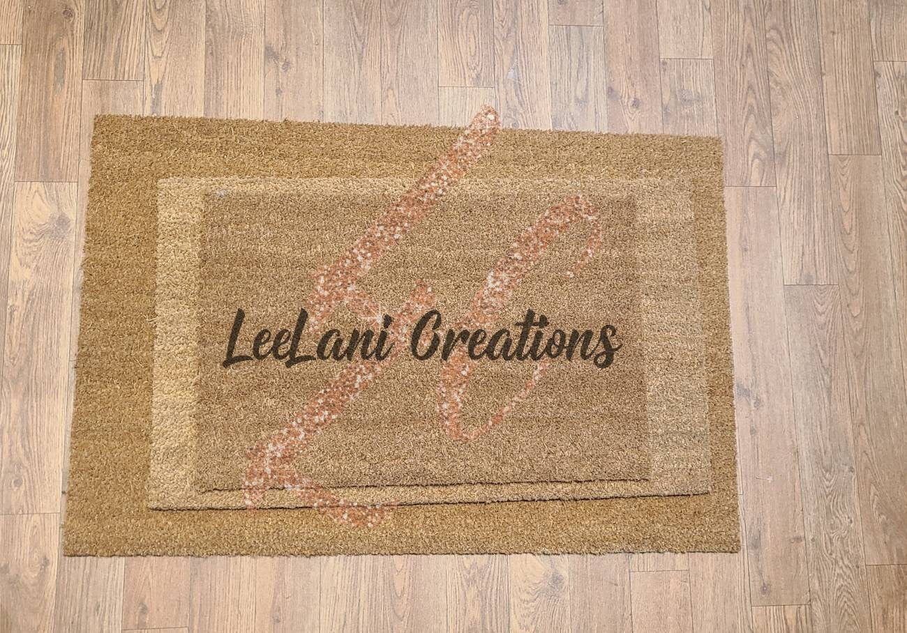 Custom doormat| Design your own Welcome Mat| Welcome Mat | Funny Doormat | Cute Doormat| Custom Doormat | No Bad Vibes Doormat|