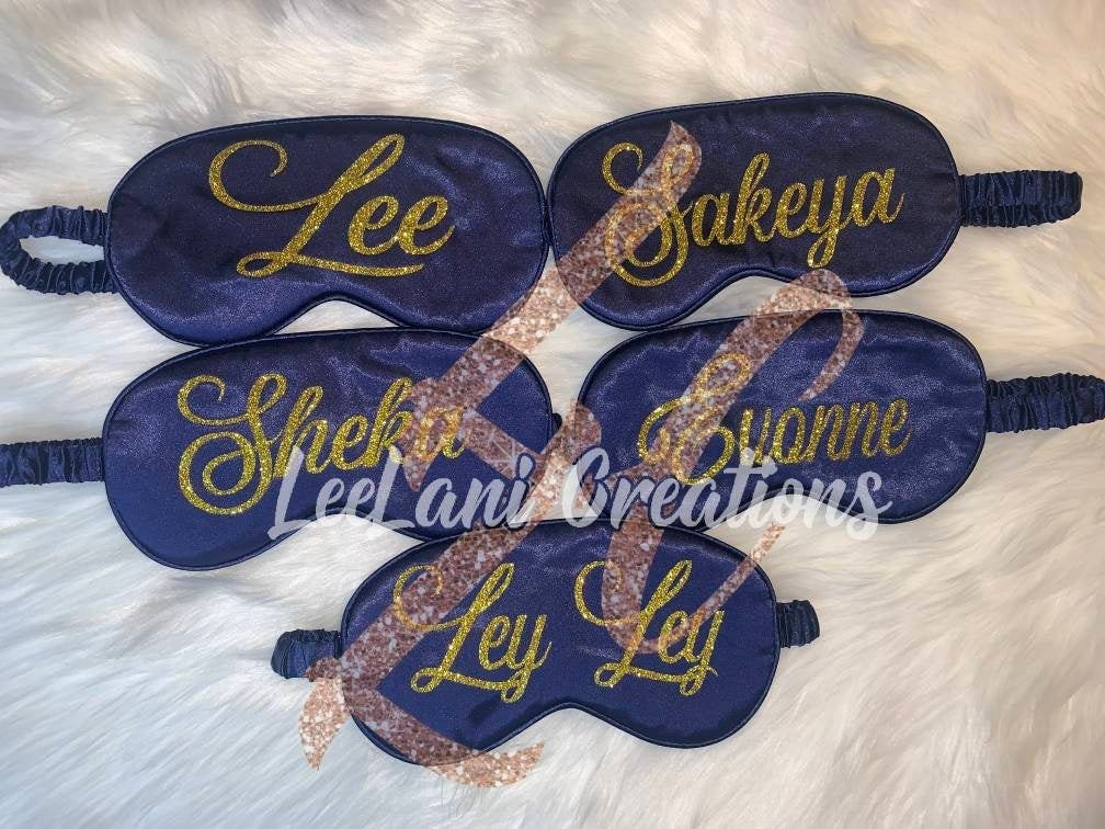 Customized Sleep Mask | Personalized Sleep Mask| Bachelorette Proposal | Blindfold | Girls Trip Sleep Mask