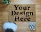 Custom doormat| Design your own Welcome Mat| Welcome Mat | Funny Doormat | Cute Doormat| Custom Doormat | No Bad Vibes Doormat|