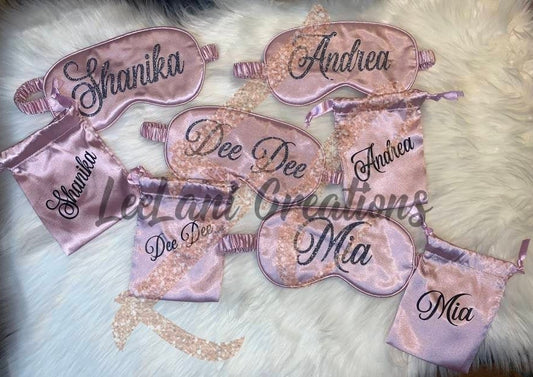 Customized Sleep Mask | Personalized Sleep Mask| Bachelorette Proposal | Blindfold | Girls Trip Sleep Mask