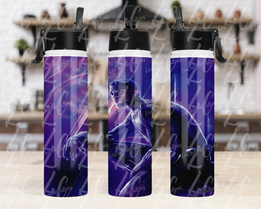 Black Panther 25oz Hydro Sport Tumbler | Black Panther Tumbler| Custom Tumbler| Wakanda Forever