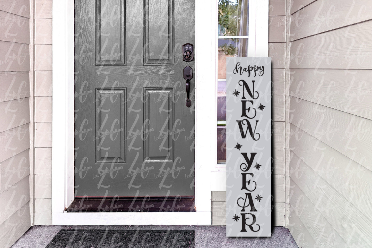 Happy New Year Porch Sign| Happy New Year Porch Leaner | Porch Sign | Welcome Porch Leaner