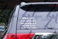 Back Up! - Humorous Car Decal – For the Protective Parent with a Sense of Humor