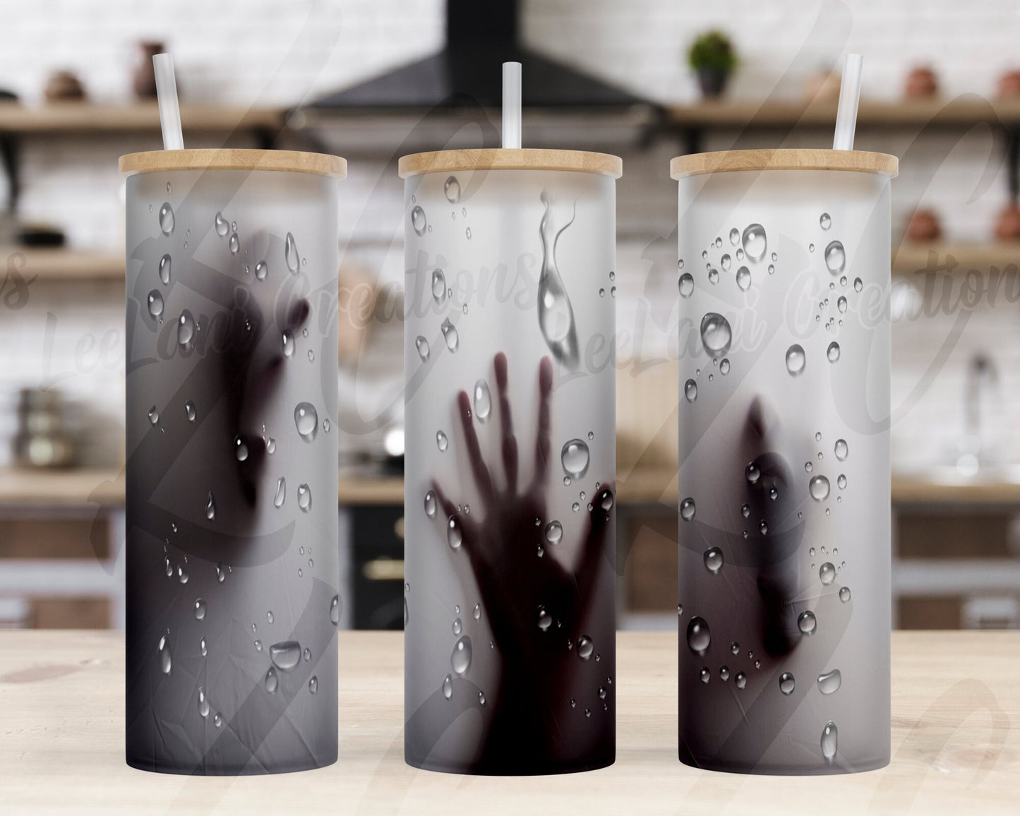 Halloween Creepy Hands Frosted Tumbler | Creepy Cup Tumbler| Frosted Halloween 20oz Tumbler | Custom Tumbler | Personalized Tumbler