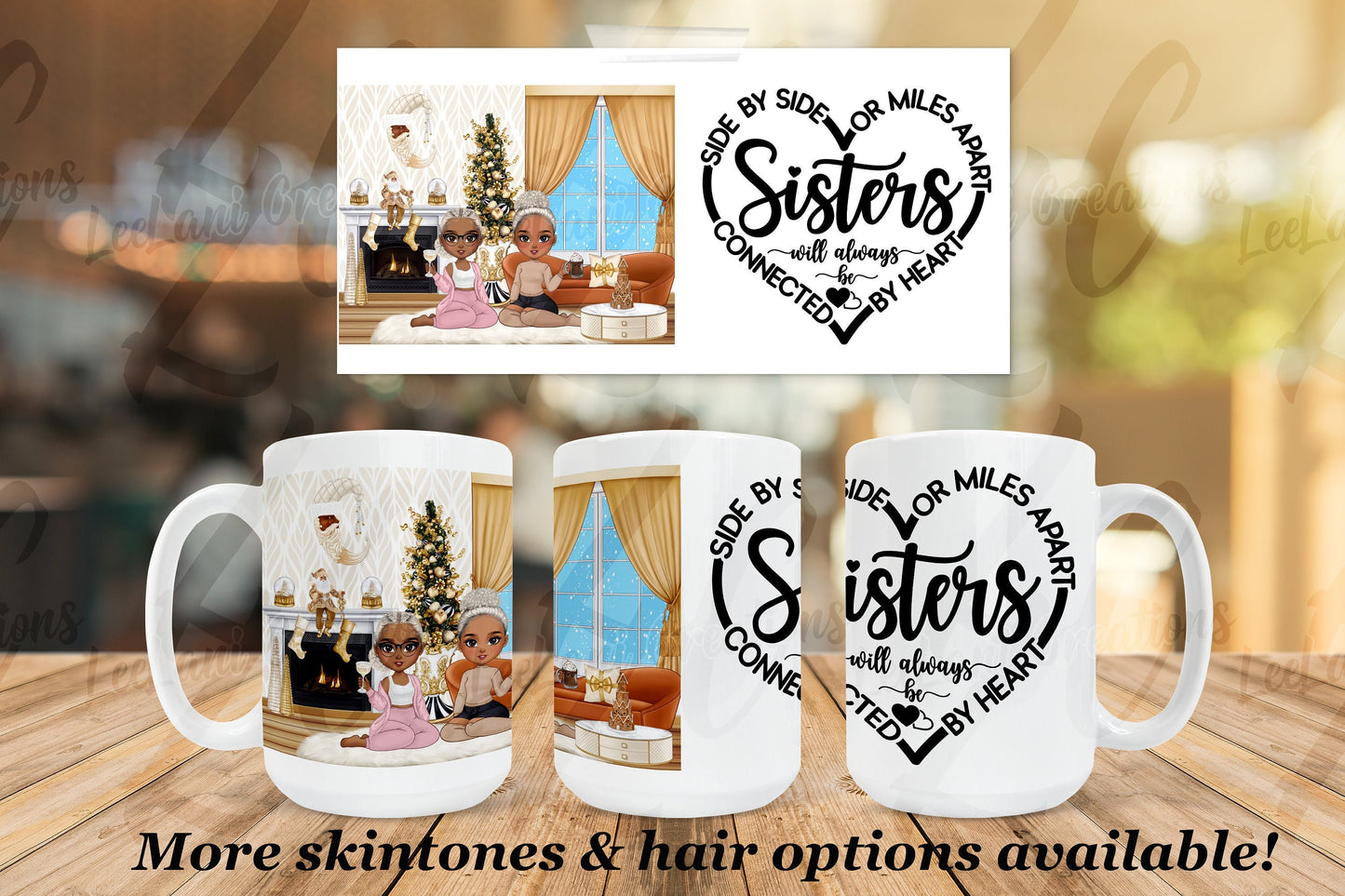 Custom Sisters Mug | Best Sister Gift| Long Distance Sisters Gift | Best Friends | Sisters Christmas Gifts| Big Sister| Little Sister