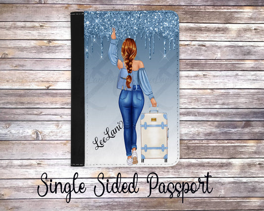 Single Sided Passport Holder + Luggage Tag Customized | Double sided Passport holder | Customized Passport Holder | Customized Luggage Tag