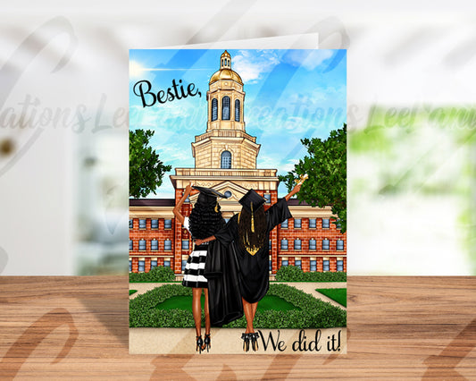 Best Friends Graduation Card | Graduation Card | Custom Graduation card | Personalized Card