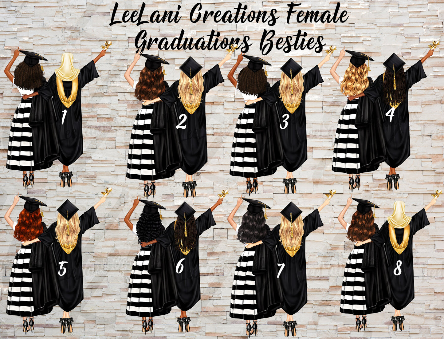 Best Friends Graduation Card | Graduation Card | Custom Graduation card | Personalized Card