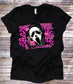 Ghost Face Horror Halloween T-Shirt | Halloween Tee Shirt | Scary Doll T-Shirt | Pink Ghost Face Halloween Tee